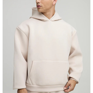 Nuevo chándal de poliéster 2025 100% para hombre, logotipo impreso DTF personalizado, jersey de color sólido de peso pesado, conjunto para correr para hombre - Product Image 5