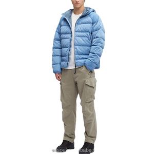 Nueva Chaqueta Acolchada Unisex con Cremallera, Resistente al Viento, 100% Poliéster, con Logotipo Personalizado en la Parte Delantera, Color Azul Primavera 2026, Ropa Deportiva Informal - Product Image 1