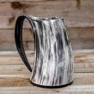 Nouvelle arrivée tasse en corne de buffle excellente qualité Agate Style Animal décoration artisanat poli Technique artisanat naturel - Product Image 3