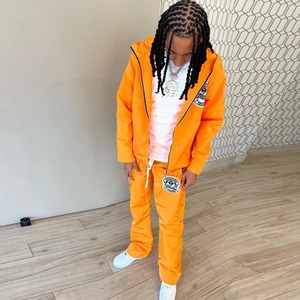 Survêtement de jogging en nylon réfléchissant avec logo personnalisé, nouveau modèle 2025, coupe-vent pour homme - Product Image 4