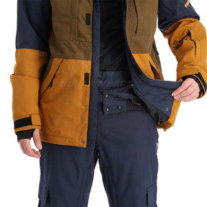 Chaqueta de Esquí Diaria para Hombre, Ropa Impermeable para Deportes de Nieve con Marca Personalizada y Fabricación en Fábrica - Product Image 5