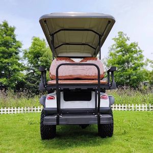Voiture de golf surélevée de haute qualité 4+2 places, véhicule utilitaire électrique 6 passagers avec certification DOT, meilleur prix d'usine - Product Image 5