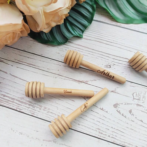 Palito para Miel de Madera de Acacia Natural, Ecológico, Reutilizable y Duradero, con Capacidad de 10 ml para Untar Miel en Té, Café y Repostería - Product Image 5