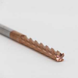 CARBIFORCE 12*300 Brocas de carburo planas de 4 flautas 55HRC TiSiN recubiertas para máquinas herramienta - Product Image 1