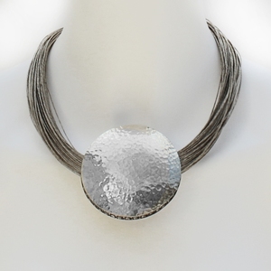 Look Great Woman Look Attractive Metal and Cotton Luxury Handmade Metal Fancy Necklace Fancy Wedding Gift X Mas - Product Image 6