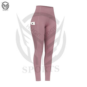 Leggings de yoga sin costuras para mujer al por mayor, pantalones deportivos de cintura alta, ropa de gimnasio, leggings fruncidos para realzar los glúteos para mujer - Product Image 4