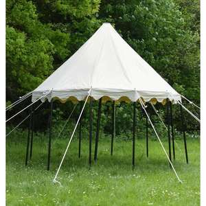 Carpa Redonda Medieval de Una Sola Capa, Lona Impermeable, Características Automáticas para Resorts, Capacidad para 4-8 Personas, 4m - Product Image 4