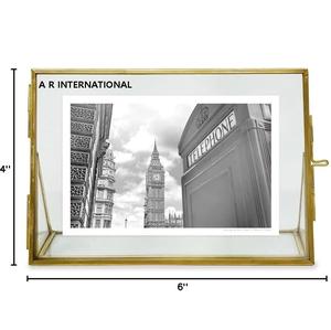 Cadre photo en métal durable, carré, idée cadeau idéale pour le bureau, la chambre à coucher, le salon, se pose facilement sur une table - Product Image 4