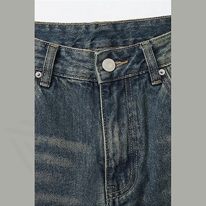 Custom Men's <b>Jeans</b> High Quality Streetwear Straight Denim Pants Cargo <b>Vintage</b> <b>Flare</b> Stacked Trousers Customized Winter Autumn - Product Image 4