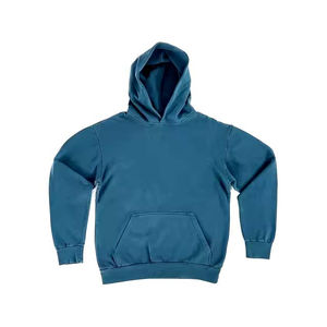 Ventes en gros OEM de sweats à capuche en molleton uni délavé à l'acide pour hommes, coton mélangé personnalisé, poids lourd, vêtements d'hiver de haute qualité - Product Image 1