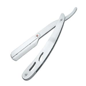 Hot Selling Razor <b>Holder</b> for Shave & Hair Designs Barber Turkish Cut Throat Straight Razor Metal Handle Stainless Steel Razors - Product Image 5