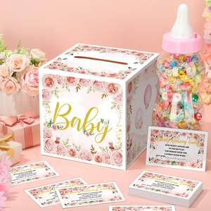 Juego de biberón grande para bebé, adivina cuántos dulces, decoraciones para Baby Shower, juegos de Cajas de Regalo reveladoras de género - Product Image 2