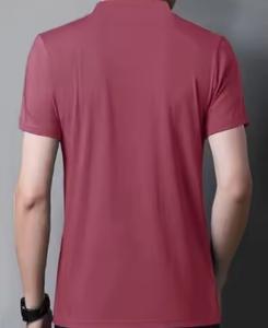 Vente en gros de polos pour hommes T-shirt à manches courtes 100% coton T-shirt personnalisé à col rond de haute qualité pour hommes Polo pour hommes - Product Image 2