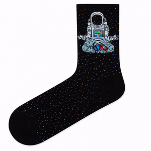 Chaussettes fantaisie en coton peigné à motifs personnalisés, fabricant de marques privées, chaussettes habillées unisexes colorées pour commandes d'exportation en gros - Product Image 2