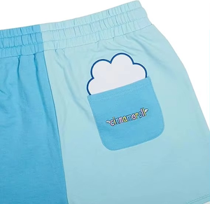 Pantalones cortos calientes con estampado de hojaldre 3D de lavado ácido para hombre de alta calidad 100% algodón tinte solar se desvanece con borde crudo cómodo y elegante - Product Image 3