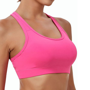 Ropa Deportiva en Existencia, Sujetador Deportivo para Mujer, Material de Spandex/Nailon, Talla Grande, Transpirable, Logotipo Frontal, Alta Calidad - Product Image 1