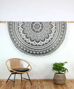 Mandala Beach Throw Yoga Mat Round Mandala Tapestry Wall Art Hanging Home Decor Beach Towel Yoga Beach Mart