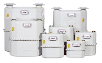Compteur de gaz mécanique industriel commercial fiable diaphragme de haute précision joint sécurisé performance durable pour les entreprises