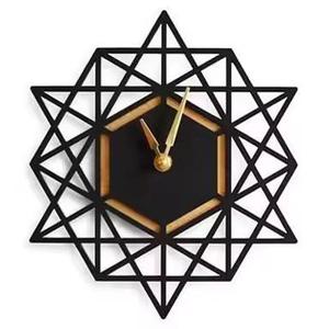 Decoración del hogar estilo europeo grandes relojes venta al por mayor hecho a mano creativo grano de Metal Reloj de pared de vidrio templado - Product Image 2