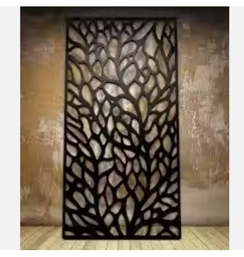 Manufacturers Laser Cut Metal Room Decorative Metal Screen Room Divider for Hall Movable Dividers for Rooms