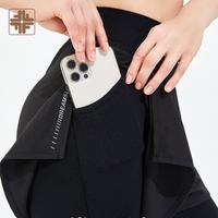 Conjunto de Leggings de Yoga para Mujer, Cintura Alta Elástica, Color Sólido, Tejido Acanalado Suave, Sin Costuras, Elástico en Cuatro Direcciones, Secado Rápido, Pantalones que Realzan los Glúteos