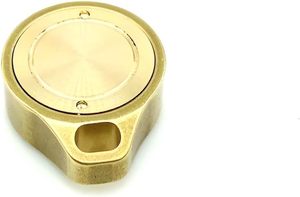 Boussole de poche compacte classique en cuivre |   Petit outil d'orientation EDC en forme de cercle pour la randonnée, le camping, la survie et les aventures en plein air - Product Image 5