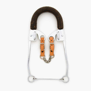Cuero duradero acolchado Hackamore Horse Bits equipo ecuestre equino 2025 tarifa al por mayor OEM personalización nueva llegada - Product Image 2