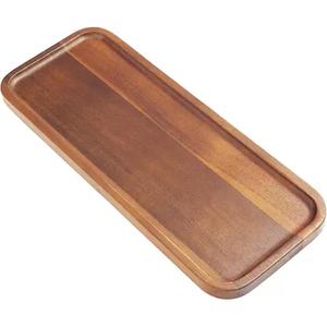 Plateau à café en bois d'acacia rectangulaire nordique fait à la main plateau de service en matériau MDF pour l'occasion alimentaire directement du fabricant - Product Image 4