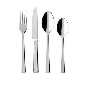 Hot Selling Stainless Steel <b>Silver</b> Spoon Restaurant Utensil New Design Hotel Cutlery Set Home Wedding <b>Table</b> Deco Kitchen Fork - Product Image 1