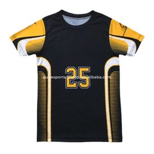 Maillot sublimé de football américain à manches longues 320 GSM Spandex élasthanne maille conception personnalisée chemises uniformes de jeu durables - Product Image 5