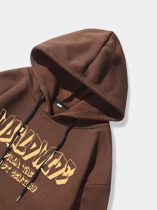 Sudadera con capucha para hombre Sudadera con capucha gráfica de gran tamaño Jersey de manga larga con cordón Sudadera con capucha informal de moda - Product Image 3
