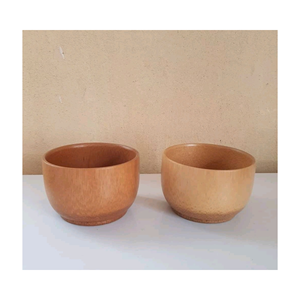 Taza para beber redonda de bambú natural personalizada de tamaño personalizado/taza de bambú ecológica pulida con buen precio - Product Image 4