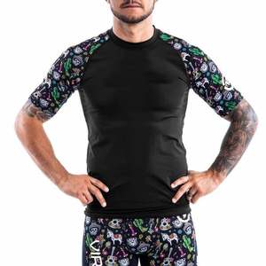 Mangas de sublimación último Rash Guard MMA Rashguard personalizado totalmente sublimación manga corta surf Rash Guards BJJ Rashguards - Product Image 2