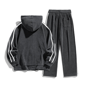 2025 100% alta calidad hombres Jogger traje deporte chándal conjunto hombres sudadera conjuntos a granel ropa deportiva chándal para hombres - Product Image 1