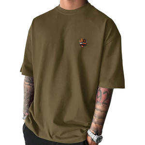 Camiseta Casual Oversize de Moda 2026 para Hombre, Corte Relajado, 100% Algodón, Secado Rápido, Ligera, Alta Calidad - Product Image 1
