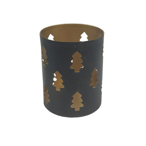 Soporte votivo de vela de Metal de nuevo diseño, acabado negro para el hogar, Vela decorativa de mesa de Navidad, votivo hecho a mano a granel - Product Image 1