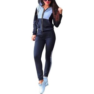 Venta al por mayor de chándales de jogging para mujer, chándal de manga larga, chándal, ropa de entrenamiento, chándales deportivos para mujeres, adultos, Invierno - Product Image 5