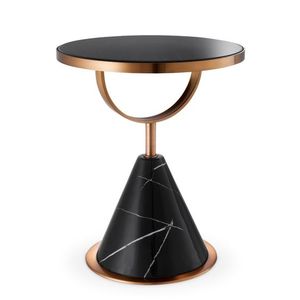 Creative Fancy Style New <b>Side</b> <b>Table</b> With Black <b>Marble</b> Unique Top Handmade Factory Customized Good Quality <b>Side</b> <b>Tables</b> Hot Sale - Product Image 5