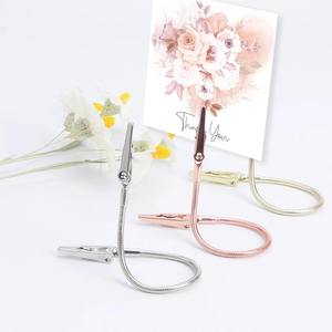 Portatarjetas de estilo de clip moderno para restaurantes, cafeterías, exposiciones, eventos de negocios, clips de fotos y organización del hogar de la India - Product Image 4