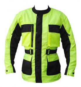 Veste de moto en cuir toutes saisons avec manches Cardura et capuche zippée Techniques imprimées coupe-vent Capuche amovible - Product Image 1
