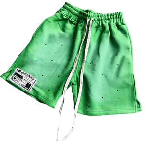 Pantalones Cortos Deportivos de Algodón/Poliéster Personalizados al por Mayor, Pantalones Cortos Casuales de Felpa para Hombre, Transpirables, de Secado Rápido, Servicio OEM - Product Image 3