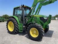Modèle de tracteur 4X4 John Deer 6115M à vendre/Tracteur multifonctionnel 114HP avec climatisation et cabine entièrement fonctionnel et prêt à expédier