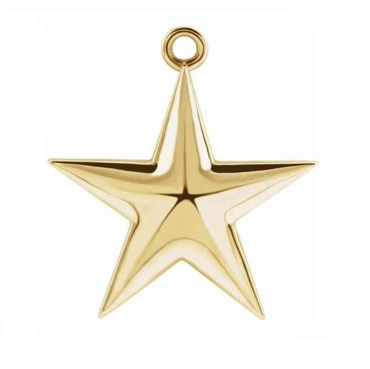New Hot Products Christmas Ornaments LED Colorful Iron Art Star Christmas Tree Gold Star Decoration