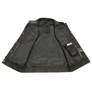 Chaleco de Cuero para Hombre en Oferta, Servicio Personalizado de Fábrica, Chaleco de Cuero Transpirable a Precio de Mayoreo - Product Image 3