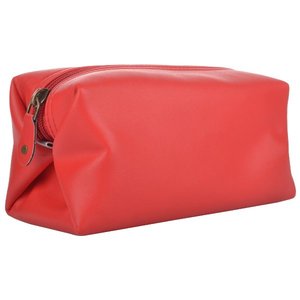 Bolso de cosméticos de piel auténtica para mujer, bolsa con cremallera para cosméticos - Product Image 4