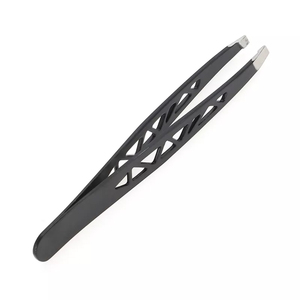 Pinzas para Cejas de Venta Caliente, Diseño Perforado Único, Pinzas para Cejas con Agarre, Pinzas de Acero Inoxidable con Punta Suave, Pinzas para Manicura - Product Image 4