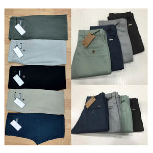 Soft Knit Cotton Mens Pants <b>Lightweight</b> <b>Trousers</b> Comfortable Daily Wear Slim Fit <b>Summer</b> Breathable Casual Modern Outfit Pants - Product Image 4