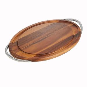 Plateau de service en bois design, pour restaurant, café, hôtels, plats de service, fruits, café, pour servir de délicieux plats - Product Image 2