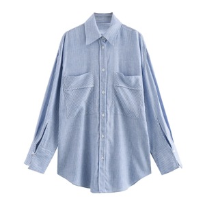 สูทผู้หญิงวินเทจแฟชั่นลำลองเสื้อเชิ้ตแขนยาวกระดุมแถวเดียวทรงหลวมกางเกงขายาวแฟชั่นใหม่ - Product Image 1