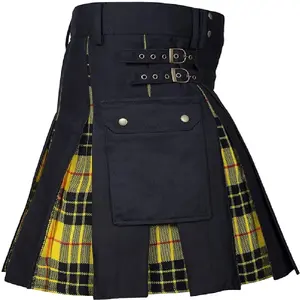 new arrived 2023 hot selling item men/ women's hybrid Kilt With Side Pocket Wholesale with all required customization, colors